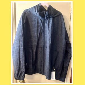 NWT All in Motion Men’s Packable Full Zip Hooded Jacket - Black - Size XXL